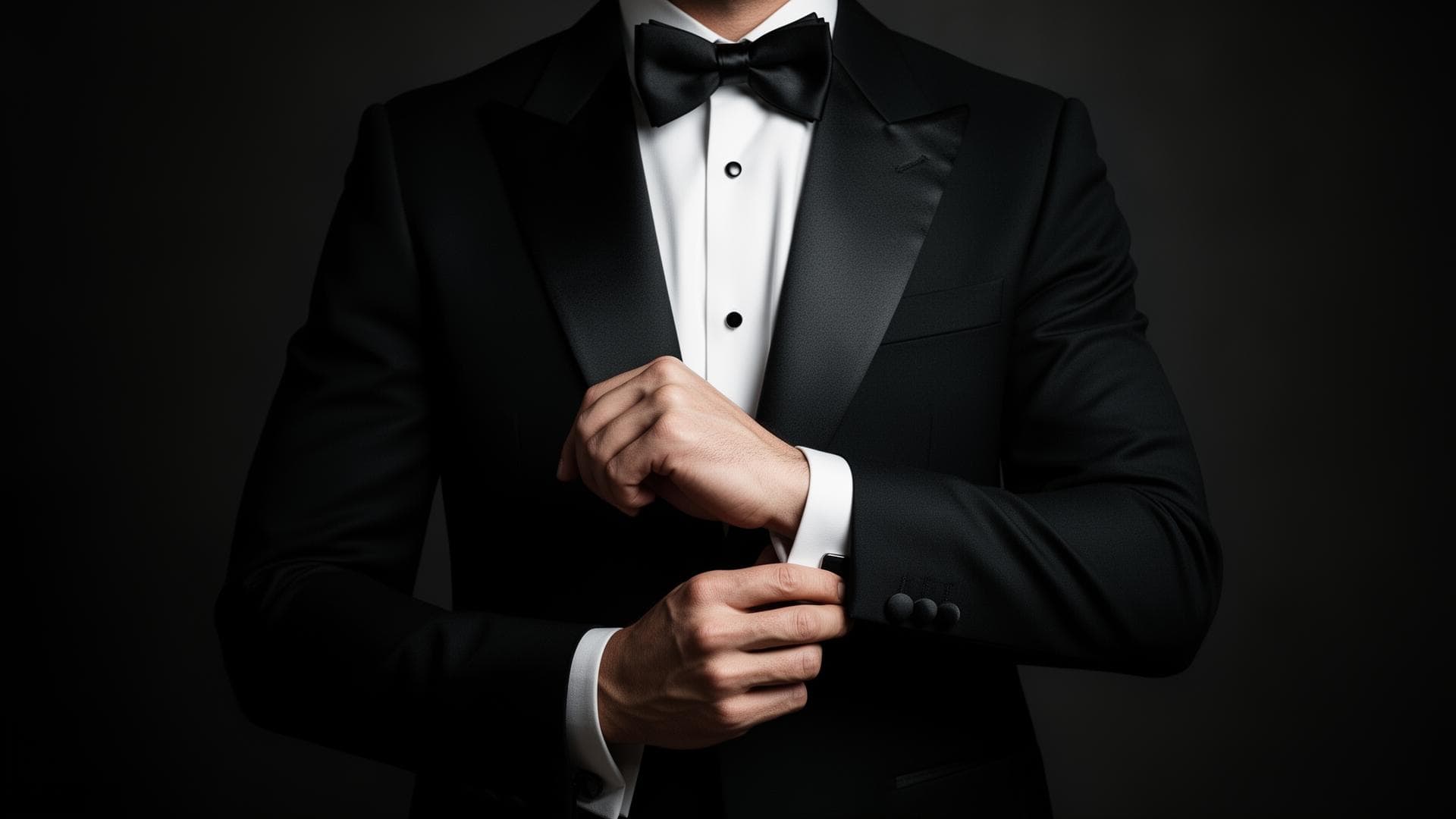 Esmoquin negro clásico — renta en Mens Puebla
